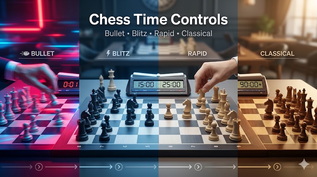 Chess Time Controls Explained: Bullet, Blitz, Rapid & Classical