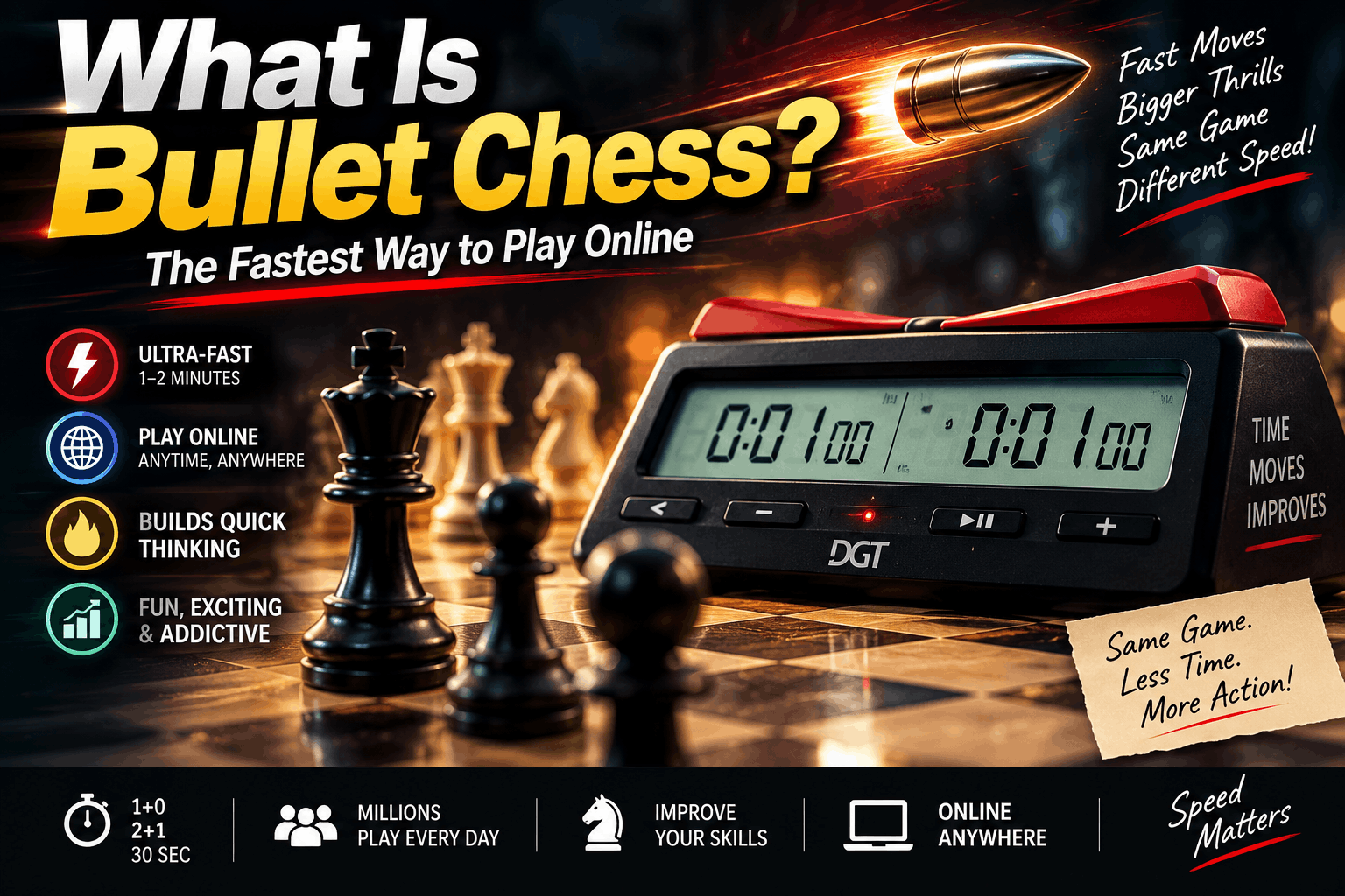 What Is Bullet Chess? The Fastest Way to Play Online